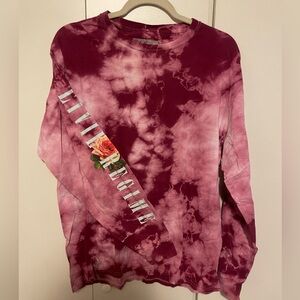 Eivil Regime tie dye rose tee